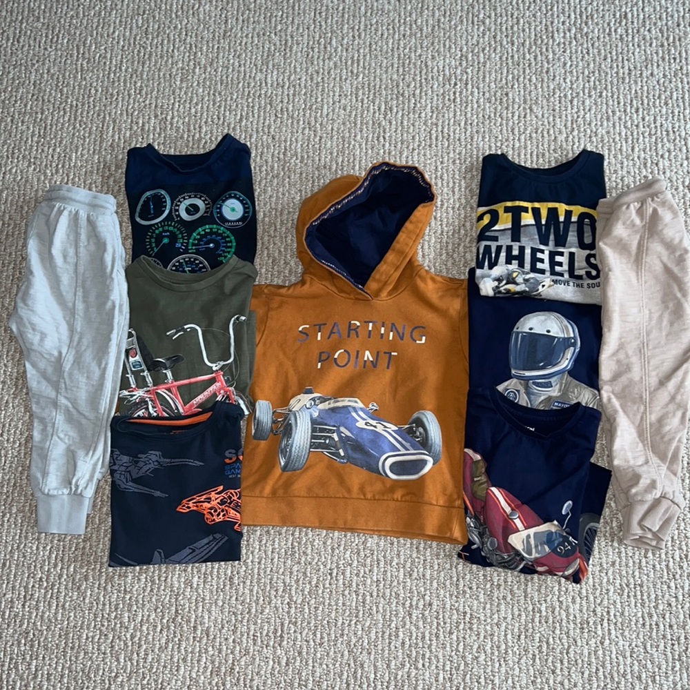 ✨MAYORAL✨ Lot of boys hoodie, sweatpants, long sleeve shirts size 5&6